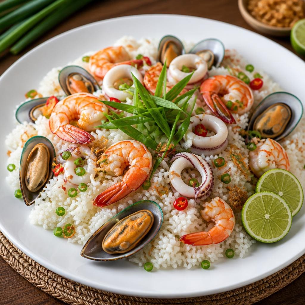 Bakmi Golek Nasi Sirem Seafood